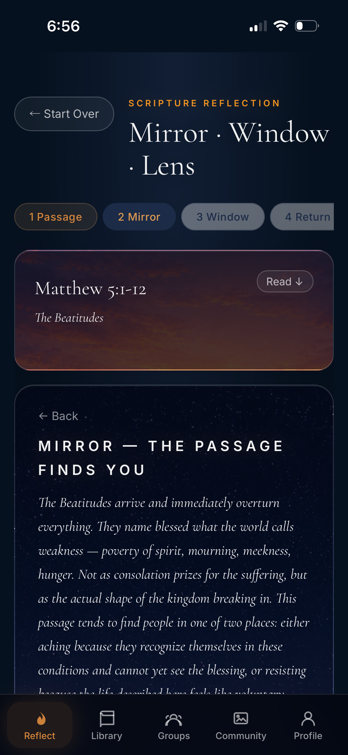 Mirror — The Passage Finds You